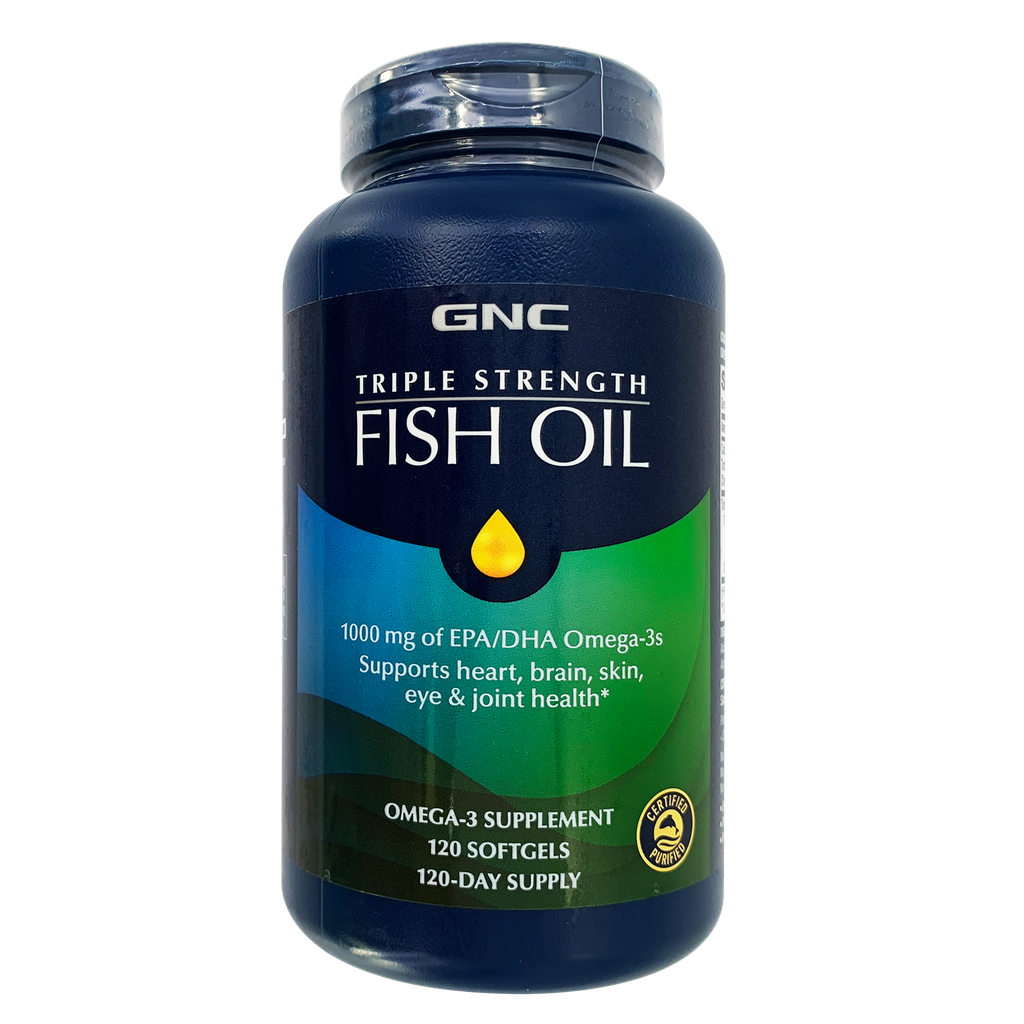[048107170516] GNC Triple Strength Fish Oil 120s