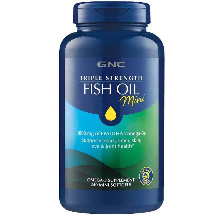 [048107170493] GNC Triple Strength Fish Oil Mini 240s