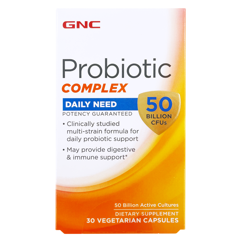 [048107173708] GNC Probiotic Complex Daily Need 50 Billion CFUs 30s