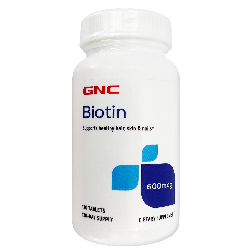 [048107177577] GNC Biotin Tablets 600 mcg 120s