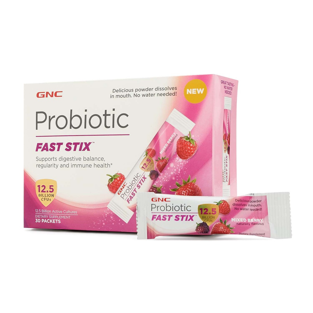 GNC Probiotic Fast Stix™ - Mixed Berry 30s