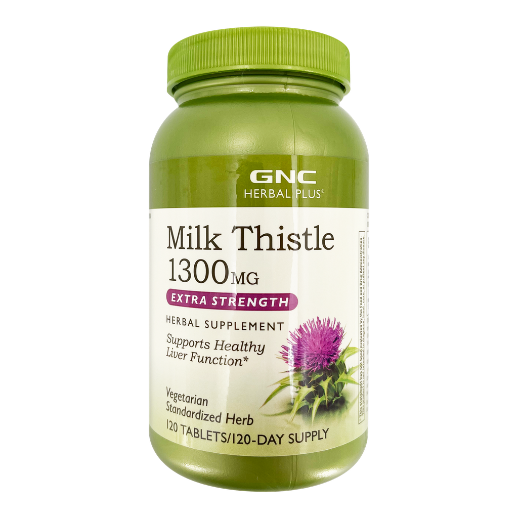 GNC Herbal Plus® Milk Thistle 1300 MG 120s