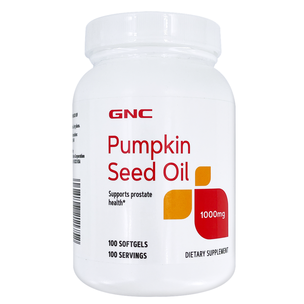 [048107211752] GNC Pumpkin Seed Oil 1000 MG 100s