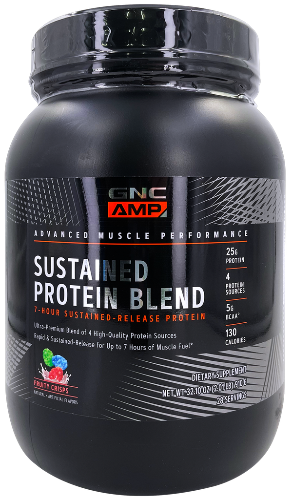 GNC AMP Sustained Protein Blend 32.1s