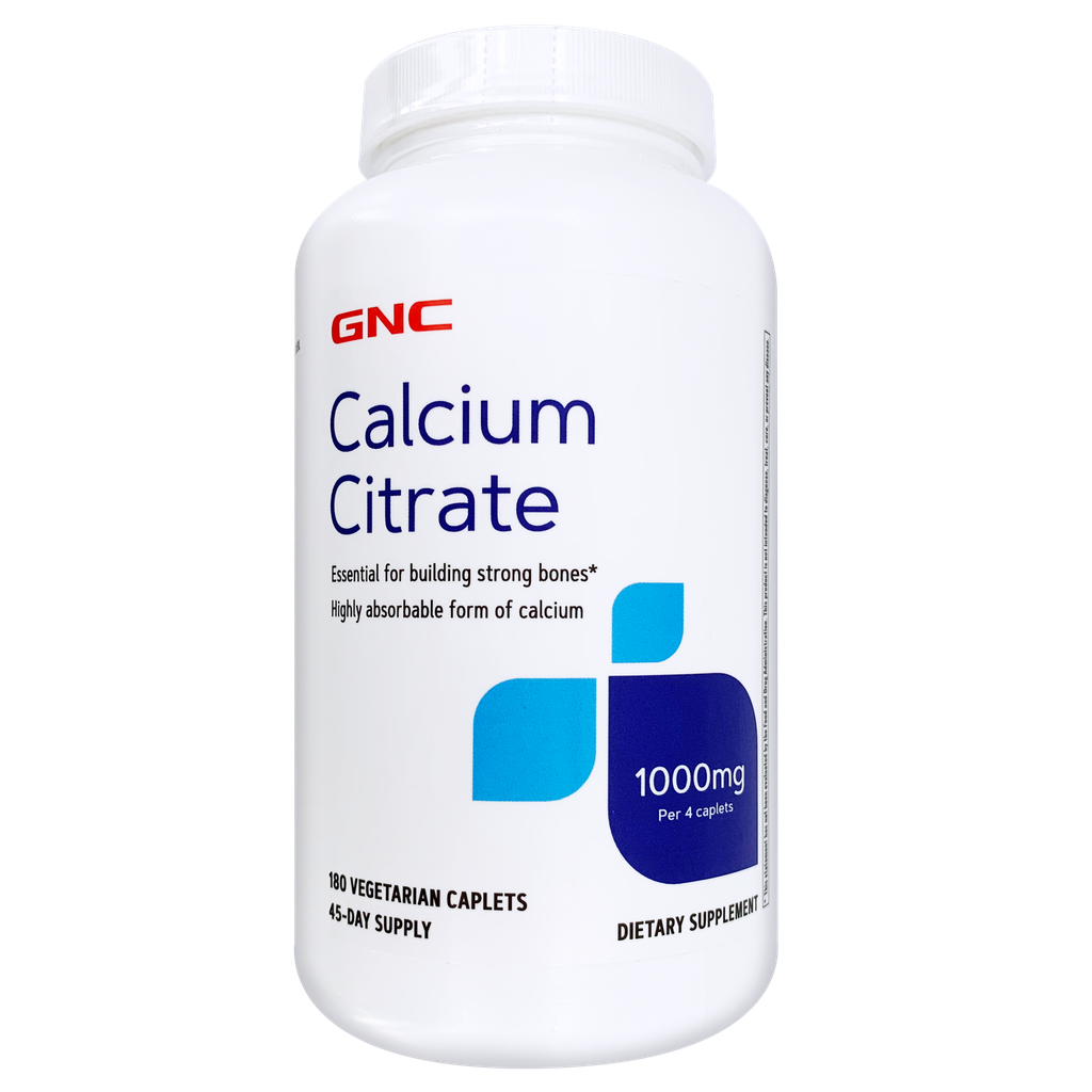 [048107177041] GNC Calcium Citrate 1000 mg 180s