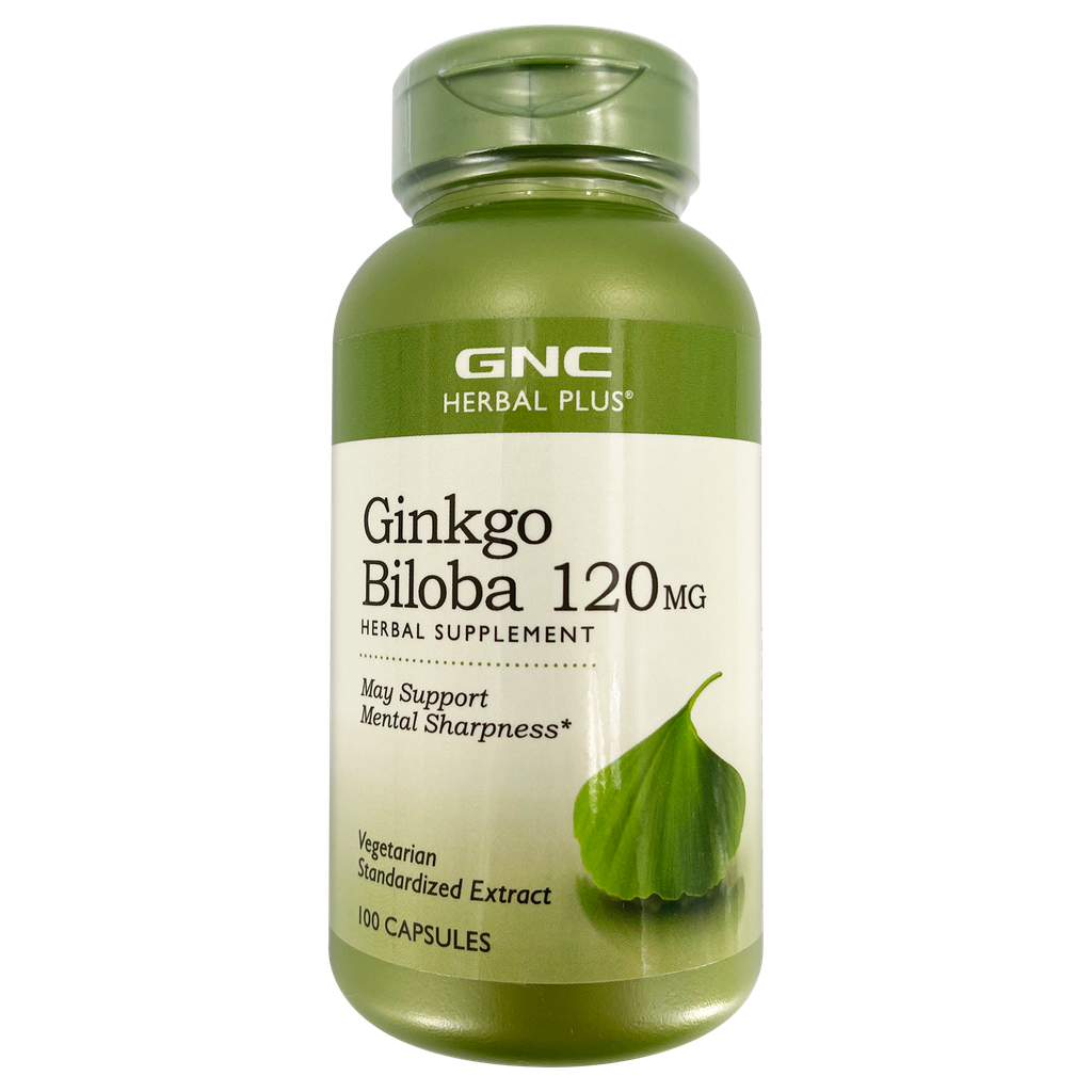 [048107128364] GNC Herbal Plus® Ginkgo Biloba 120MG 100s