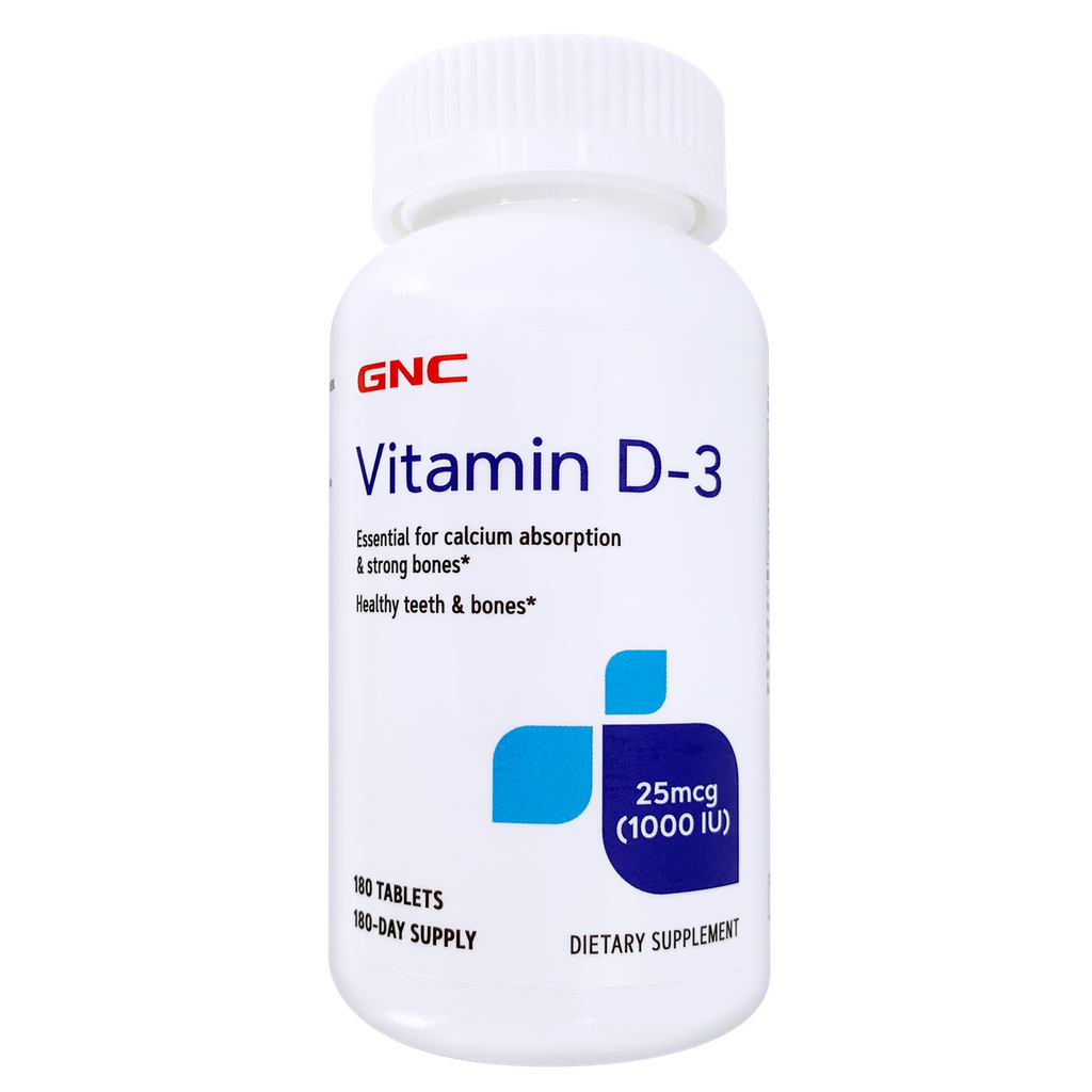 [048107205881] 


GNC Vitamin D-3 1,000IU 180s