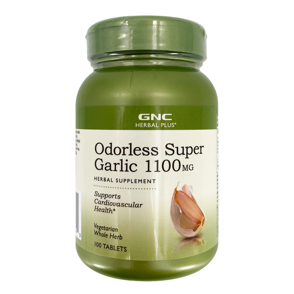 [048107128340] GNC Herbal Plus® Odorless Super Garlic 1100MG 100s