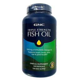 [048107170516] GNC Triple Strength Fish Oil 120s