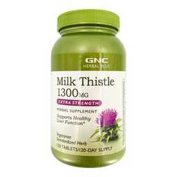 [048107175306] GNC Herbal Plus® Milk Thistle 1300 MG 120s