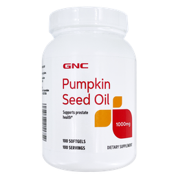 [048107211752] GNC Pumpkin Seed Oil 1000 MG 100s
