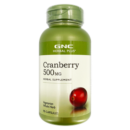 [048107147525] GNC Herbal Plus® Cranberry Fruit 500MG 90s