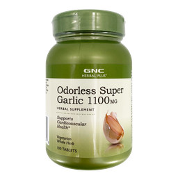 [048107128340] GNC Herbal Plus® Odorless Super Garlic 1100MG 100s